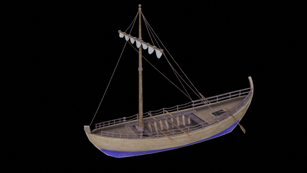 Luburna, ship. Kornati Silands. History.